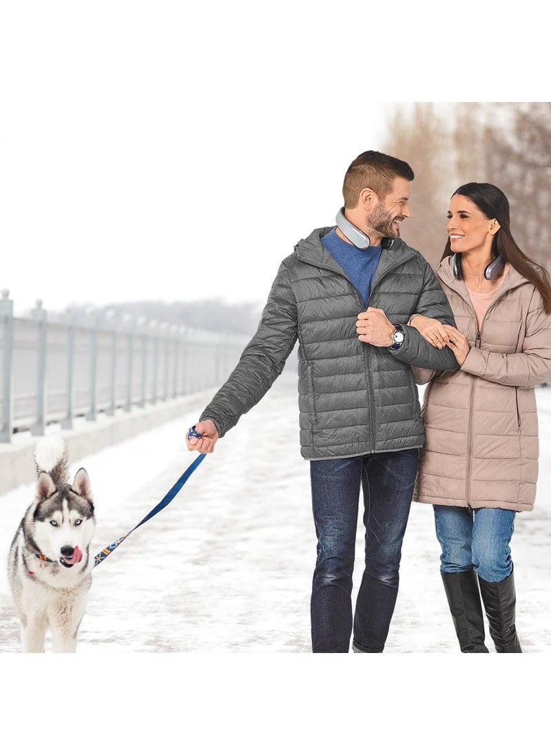 IQS ENTERPRISE Handy Heater Freedom Neck Warmer 400 Watt Heater Mini Heater Portable Perfect for Outdoor Adult Child Elder Camping Sport Fishing Wearable Neck Heater for Cold Winter Neck Pain Relief