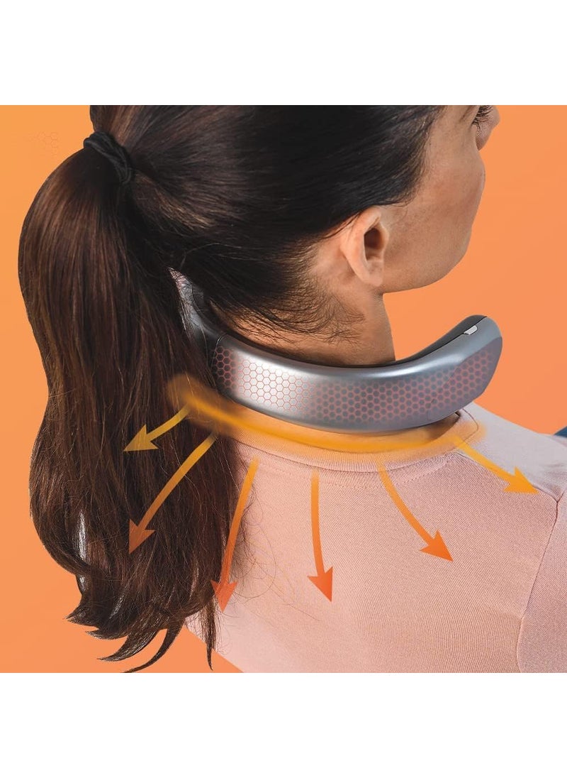 IQS ENTERPRISE Handy Heater Freedom Neck Warmer 400 Watt Heater Mini Heater Portable Perfect for Outdoor Adult Child Elder Camping Sport Fishing Wearable Neck Heater for Cold Winter Neck Pain Relief