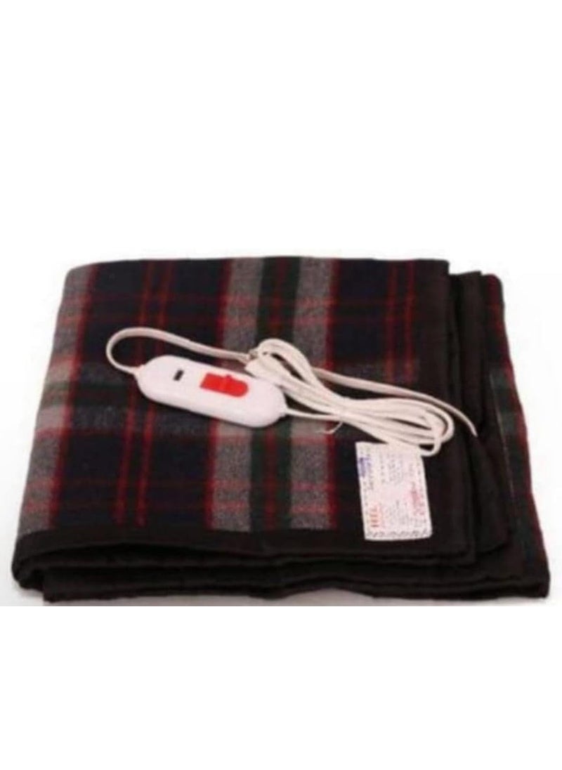 OMAJA HOME Bedding Heated Blanket Electric Throw Soft Electric Blanket for Couch Solid Polyester Double Electric Blanket Fire Resistant Overheat Protected 8