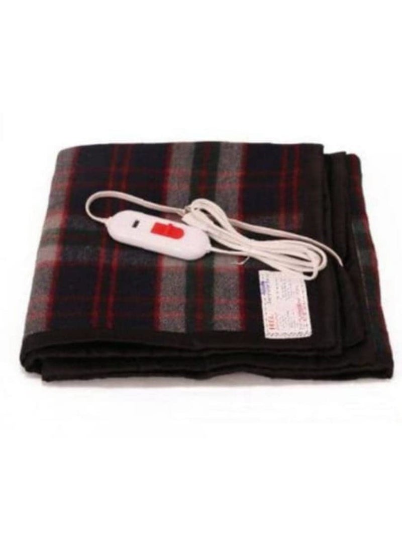 Bezzilish Home Bedding Heated Blanket Electric Throw Soft Electric Blanket for Couch Solid Polyester Double Electric Blanket Fire Resistant Overheat Protected 7