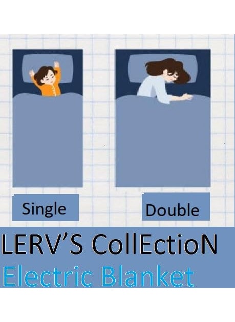 LERVS CollEctioN Premium Polar Electric Bed Warmer Electric Under Blanket Single Bed Size 30x60 inch with 3 Heat Settings Dual Safety Feature with Over Heat ProtectionColor Red