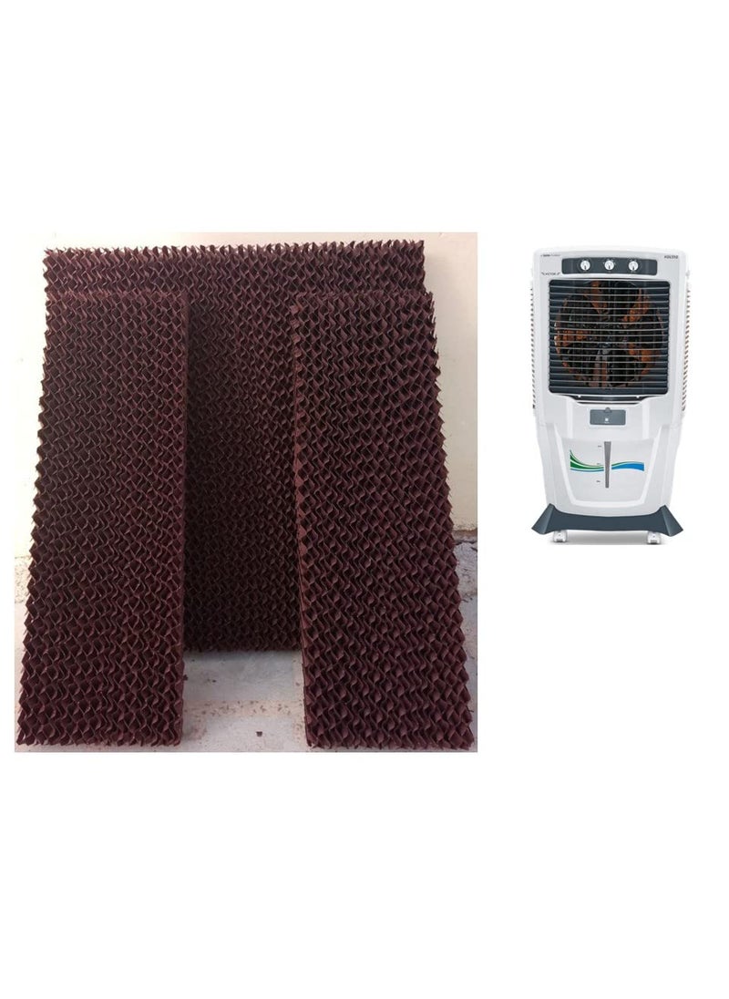 HAVAI Honeycomb Pad Set of 3 for Voltas Victor 90 Litre Desert Cooler