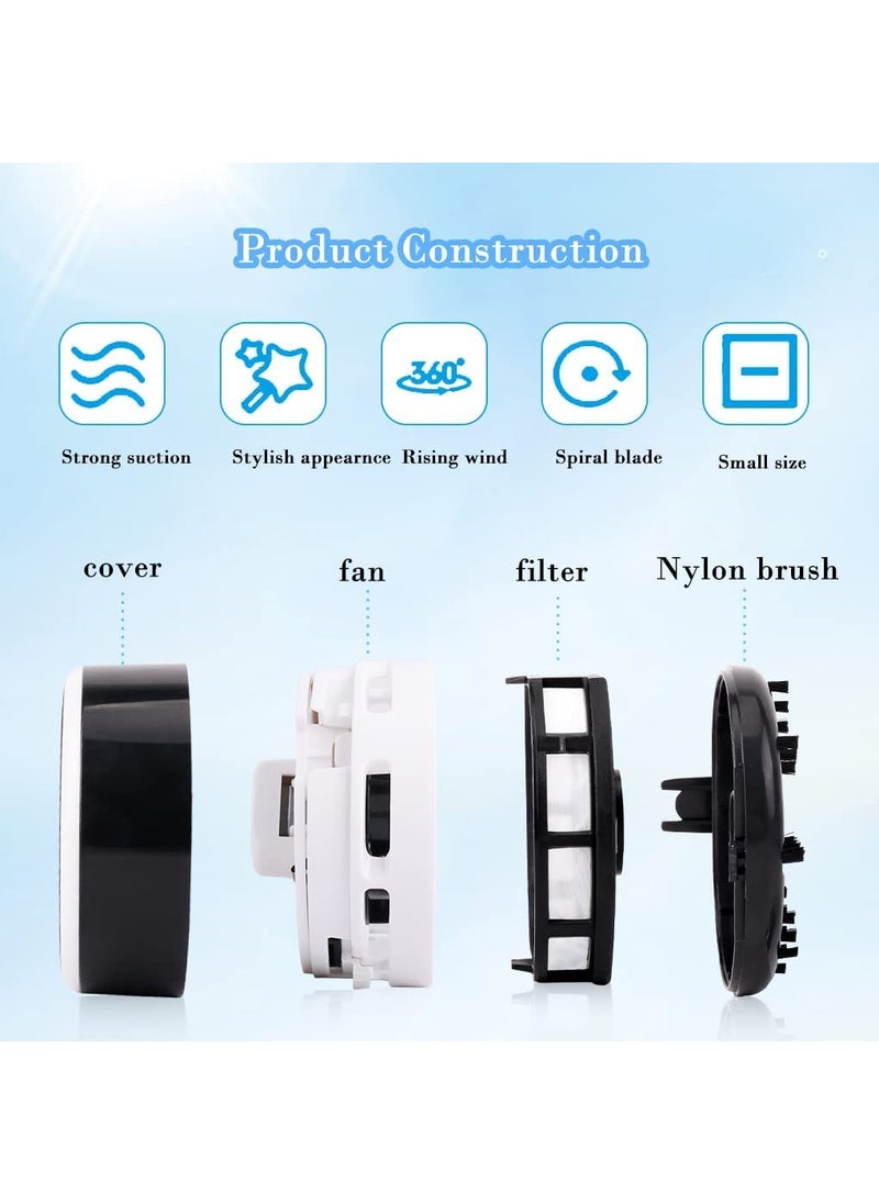 BeFunky Mini Crumb Vacuum Cleaner Portable Desktop Sweeper Handheld Cordless Multifunction Cleaning for HomeOfficeCarsPet Hairs no Battery Included Black