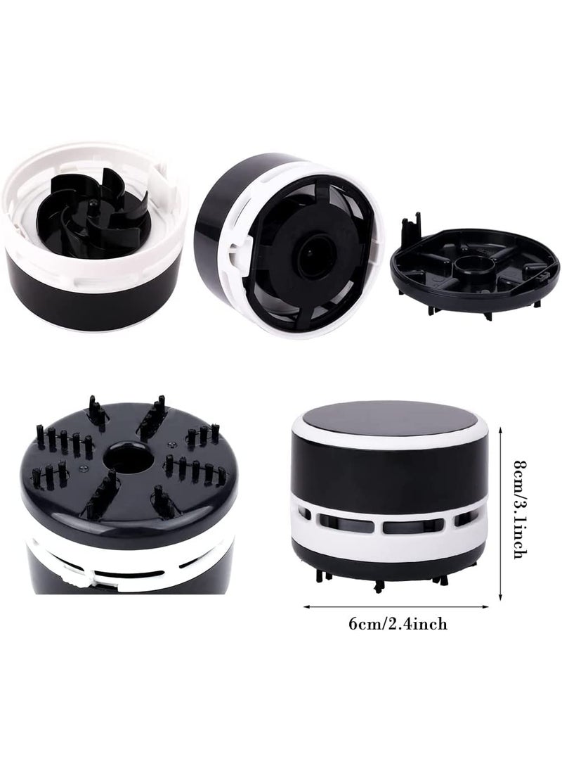 BeFunky Mini Crumb Vacuum Cleaner Portable Desktop Sweeper Handheld Cordless Multifunction Cleaning for HomeOfficeCarsPet Hairs no Battery Included Black