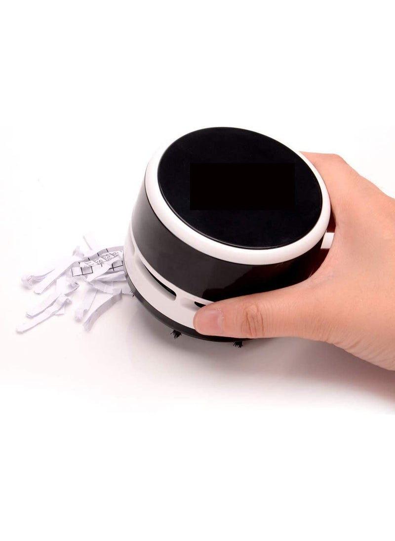 BeFunky Mini Crumb Vacuum Cleaner Portable Desktop Sweeper Handheld Cordless Multifunction Cleaning for HomeOfficeCarsPet Hairs no Battery Included Black
