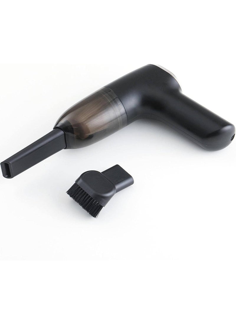 SEVIA Handheld Wireless USB Rechargeable Vacuum Cleaner Car Interior Vacuum Sweeper Portable Cordless Dust Collector for Car Home Windowsill Keyboard Powerful Suction Wet and Dry