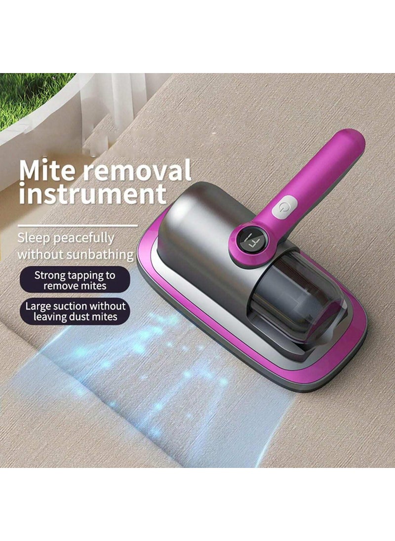FLOMERO Cordless Dust Mite Cleaning Machine Mattress Sofa Car Vacuum Cleaner2 Gear Mite UV Bed Vacuum Cleaner Digital Display Handheld Mite Remover