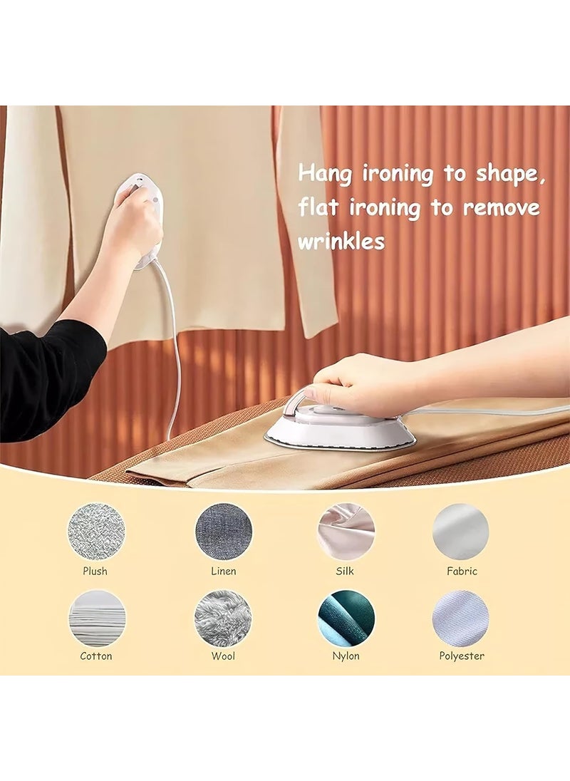 Kidoca Portable Iron for Clothes Travelling Small Iron Box Mini for Travel Compact Foldable Handheld Ironing Machine Lightweight Dual Voltage 120V220V Micro Iron for Easy Use