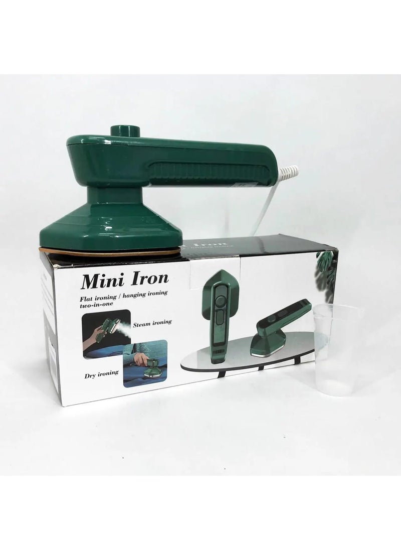 Bharati international Portable Iron Travel Steamer for Clothes Mini Handheld Press Wet Wrinkles Removing Lightweight Steamer for Home OfficeFast Heat Mini Ironing Machine with 1 year warranty