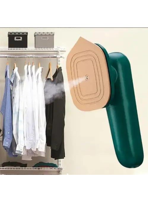 Bharati international Portable Iron Travel Steamer for Clothes Mini Handheld Press Wet Wrinkles Removing Lightweight Steamer for Home OfficeFast Heat Mini Ironing Machine with 1 year warranty