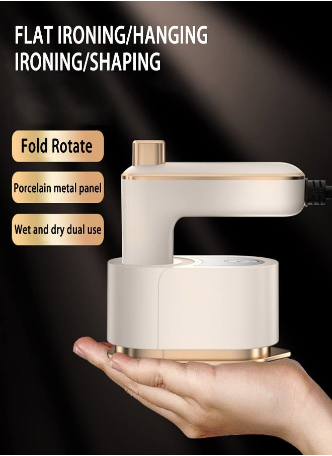 Garment Steamer for Clothes, Foldable Handheld Clothing Wrinkles Remover for Garments, 30 Second Fast Heat-up, Portable Fabric Steamer for Home Travel Dormitory Clothes Ironing Tool, Mom Gift