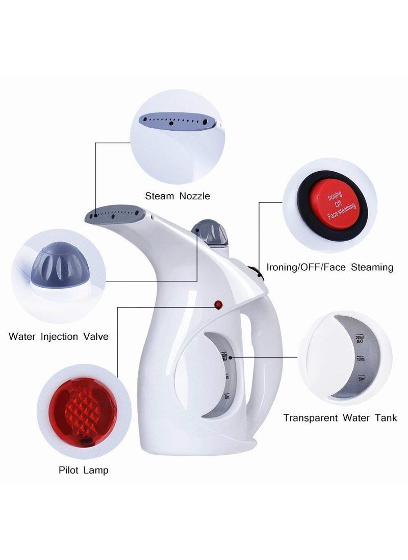 Asmita Enterprise Garment Steamer Iron for Facial Steamer for Clothes Portable Powerful Steamer with Fast Heatup Perfect for Home Travel Multicolour