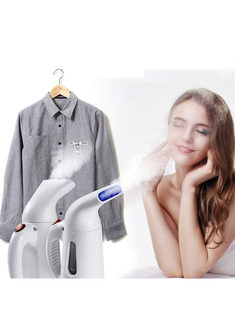 KRIYA Garment Fabric Steamer Iron for Facial Steamer for Clothes and Face Portable Powerful Steamer with Fast Heatup Perfect for Home Travel