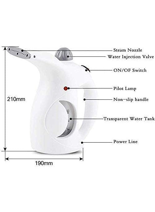AASTIK SALES Smart 2 in1 Portable Handheld Electric Garment and Facial Steamer Multicolor