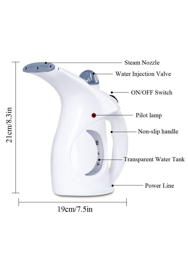 ABDobariya Handheld Fabric Steamer Iron Sprayer Mini Portable Facial Care Steam Humidifier Clothes Garment Saloon Beauty Parlor Wrinkle Steamer Eraser Multi Color