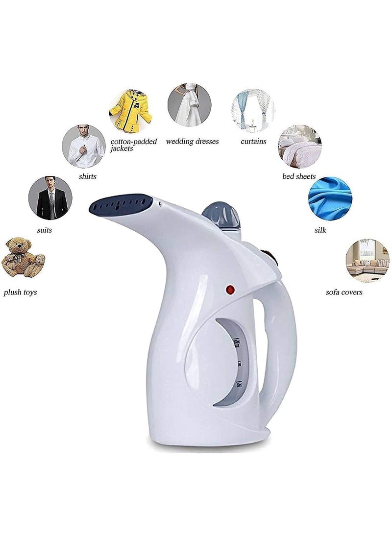 Pamidhar 2in1 Electric Portable Handheld Garment and Facial Steamer MultiFunctional Steam Vaporizer for Face Nose Cold and Cough Plastic Steam Iron for Clothes Home and Travel