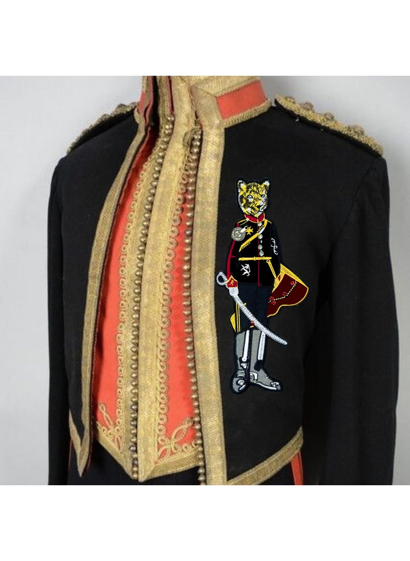 Ani Accessories Unisex Sew On Patch Multicolour Sergeant Big Embroidery Stitching Patches for Clothes Jacket Pants Bag Dress DIY Art Craft