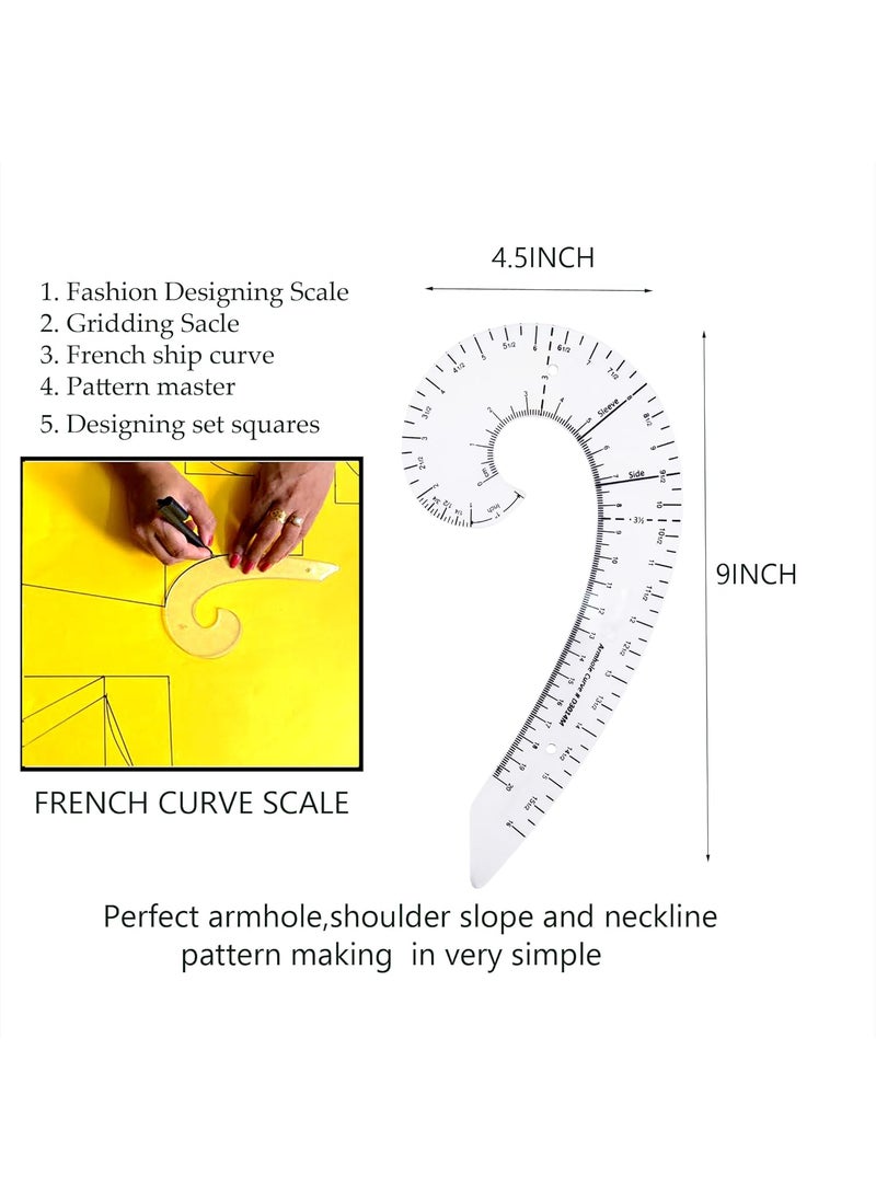 Sewing Tools Seam Ripper Cutter Tracing Wheel Armhole Art Curve Scale