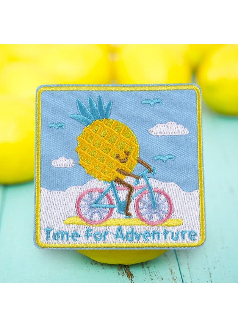 Daily Crafts Pack of 2 Pineapple and Apple Catoon Design Embroidered Iron On and Sew On Patch Badges Logos Emblems Cartoon 21