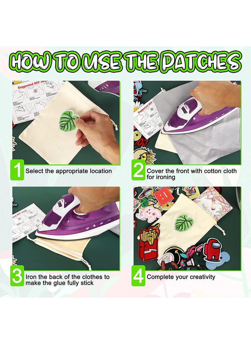Daily Crafts 3 pcs Space Edition Embroidered Patch Ironon Patch DIY Clothes Sticker Trim Embellishments Applique Planet Astronaut Spaceships