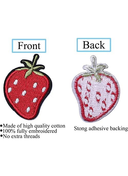 Daily Crafts Patches 15 Pieces Cute Pattern Embroidery Patches for Clothing Cartoon Design Applique