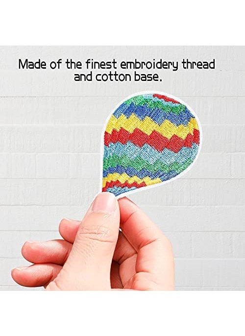 Daily Crafts Patches 15 Pieces Cute Pattern Embroidery Patches for Clothing Cartoon Design Applique