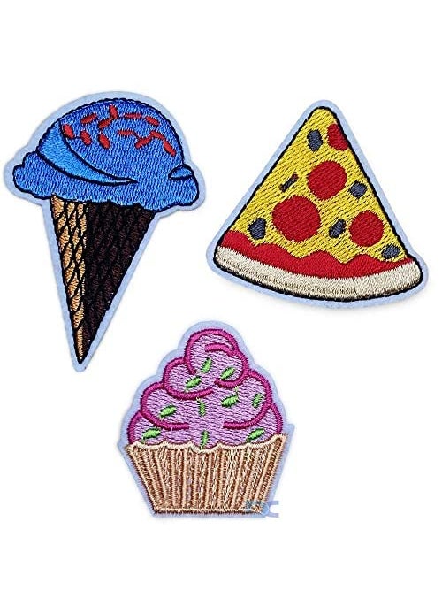 Daily Crafts Patches 15 Pieces Cute Pattern Embroidery Patches for Clothing Cartoon Design Applique