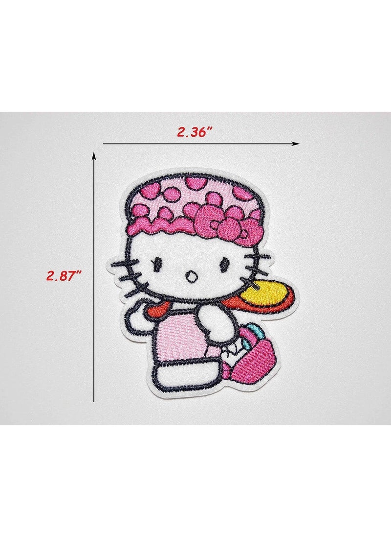 Daily Crafts Pack of 3 Cool Unique Design Embroidered Iron On and Sew On Patch Badges Logos Emblems Cartoon 5