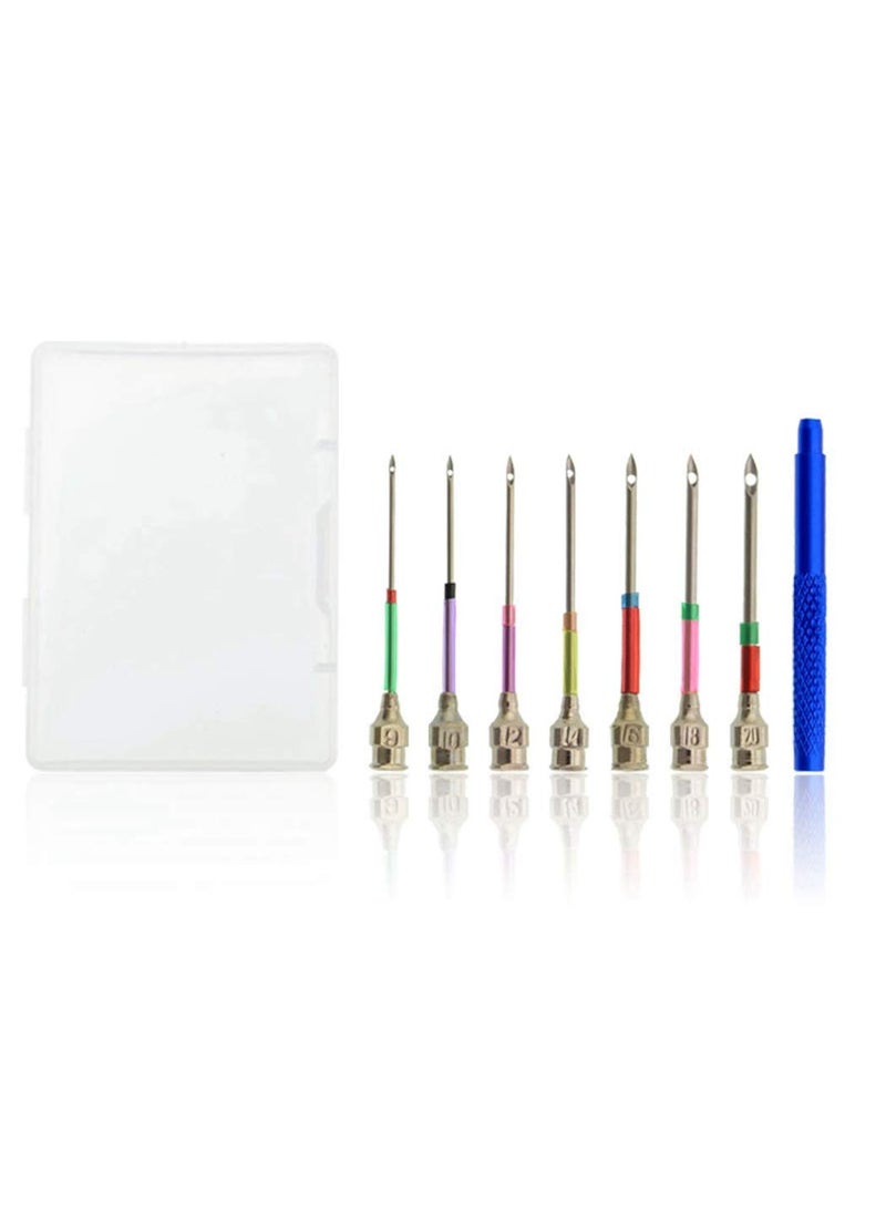 boxoon Cross Stitch Needle Kit Professional Replaceable Assorted Embroidery Needle Kit Punch Needle