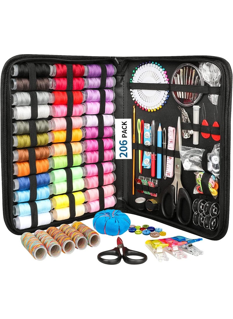 Wisik enterprise Sewing Kit 24 Color Threads Sewing Kit With Needle And Thread Kit For Small Fixes Basic Mini Travel Emergency Repairs Sui Dhaga Portable Stitching Items Box use for home traveling1 pcs