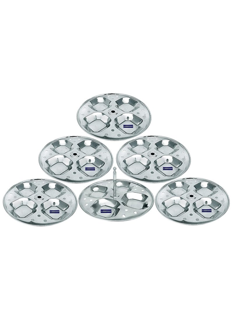 TENNYSON Jointless Idli Cooker with square idlies 6 Plates