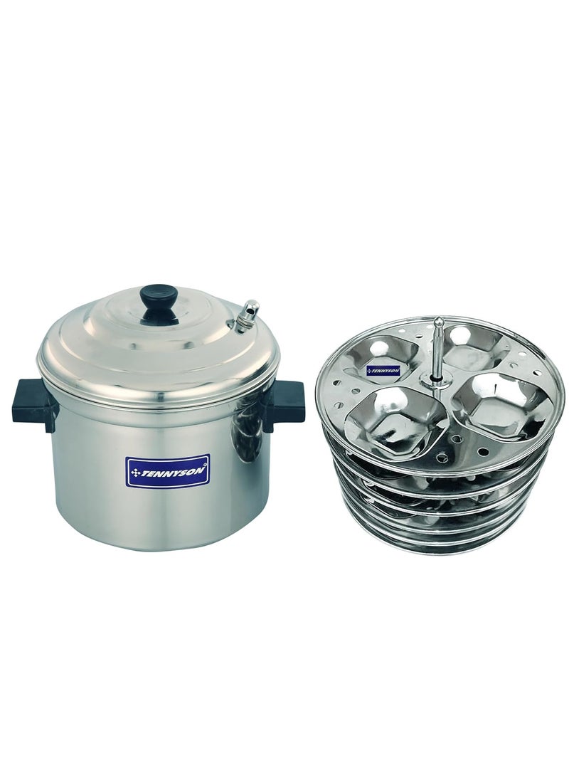 TENNYSON Jointless Idli Cooker with square idlies 6 Plates