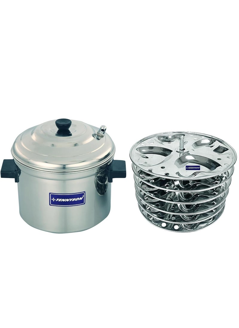 TENNYSON Jointless Idli Cooker with hearts idlies 6 Plates