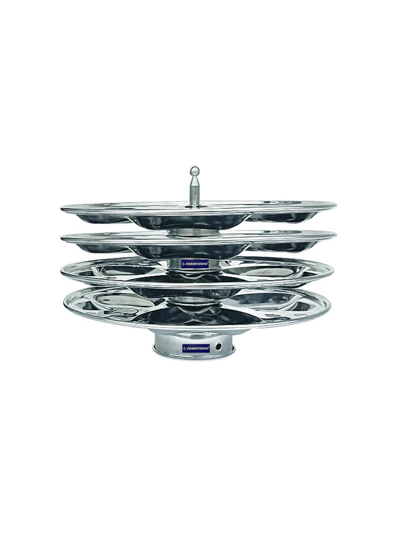 TENNYSON Jointless Idli Cooker with 4 hearts idly Plates