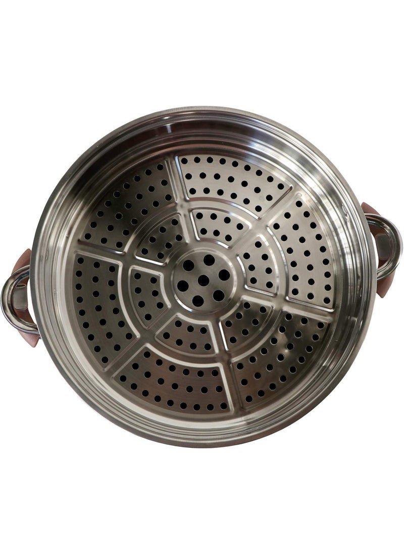 Delavala Korean MultiFunction Household Electric Cooker Vacuum Suspension Pot Round Wok Electric Hot Pot NonStick Frying pan Noodle Frying stew steam Cooker