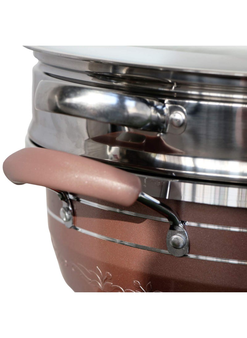 Delavala Korean MultiFunction Household Electric Cooker Vacuum Suspension Pot Round Wok Electric Hot Pot NonStick Frying pan Noodle Frying stew steam Cooker