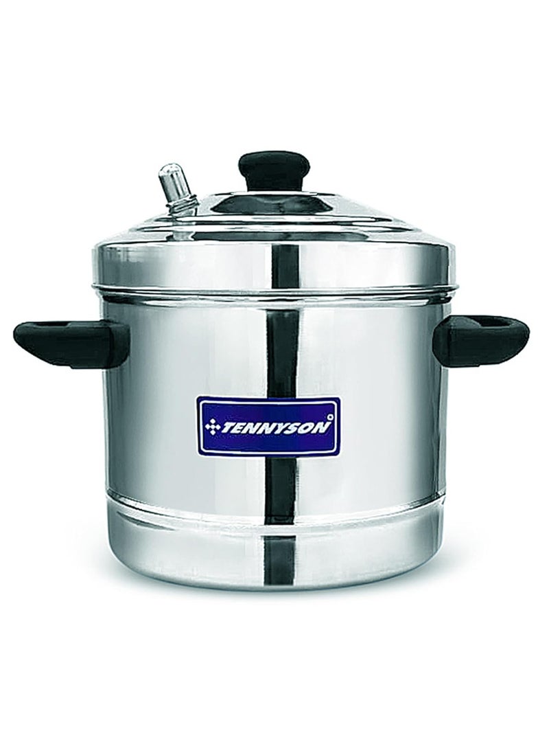 TENNYSON Stainless Steel IDLY Cooker New Generation NO Joint Without Plates 6 Plates Capacity