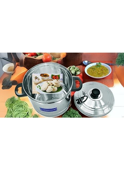 TENNYSON Stainless Steel IDLY Cooker New Generation NO Joint Without Plates 6 Plates Capacity