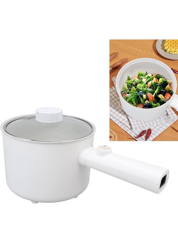 TONSYL Hot Pot Electric 18L Multifunctional Portable Pot for Cooking 600W Rapid Noodles Electric Pot NonStick Frying Pans for Steak Egg Ramen Oatmeal for Dorm Rooms Camping