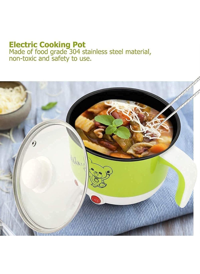 Sevia Electric Cooking Pot 15 Litre Multi Purpose Cooker Mini Electric Cooker Steamer Cook pots for Cook Noodleshot PotRice Porridge for Home Office and Travel