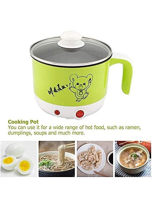 Sevia Electric Cooking Pot 15 Litre Multi Purpose Cooker Mini Electric Cooker Steamer Cook pots for Cook Noodleshot PotRice Porridge for Home Office and Travel