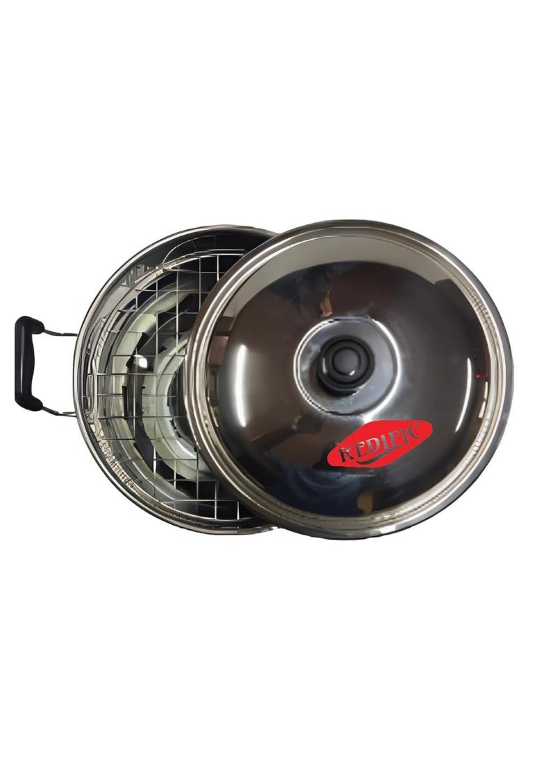 Redific Stainless Steel Bati Cooker MultiPurpose Tandoor Oven for Baking Grilling Roasting
