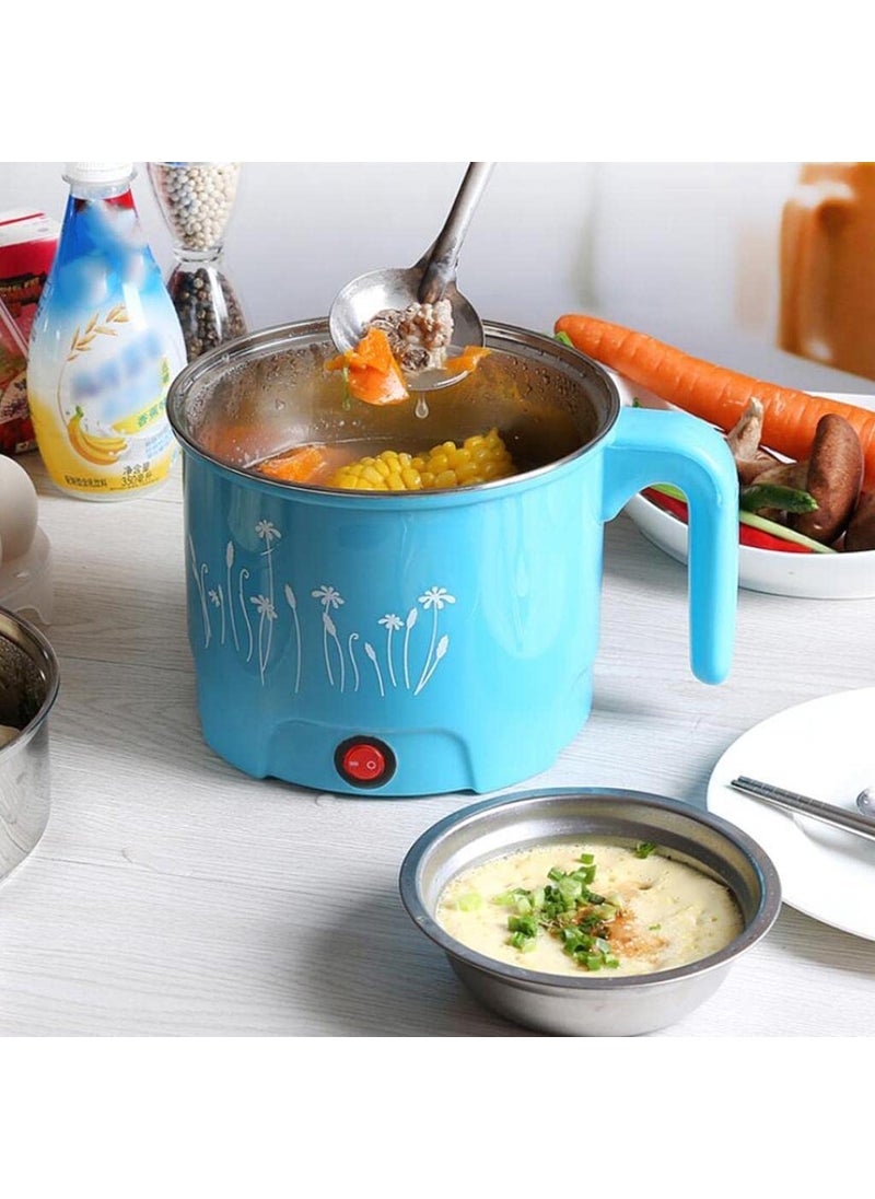 ARANKA Electric 18 L Multi Cooker Kettle with Concealed Base Multifunction Cooking Pot Noodle Maker Egg Boiler Vegetable and Rice Cooker and Steamer Multicolor Pack Of 1