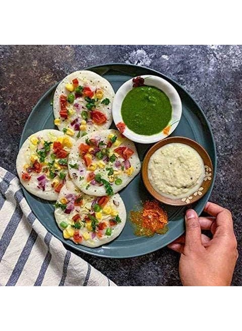 NonStick Aluminum Uttapam Grill Pan 4 Cavity Multi Snack Maker Uttapam Mini Crepe Pancake Maker Multi Color