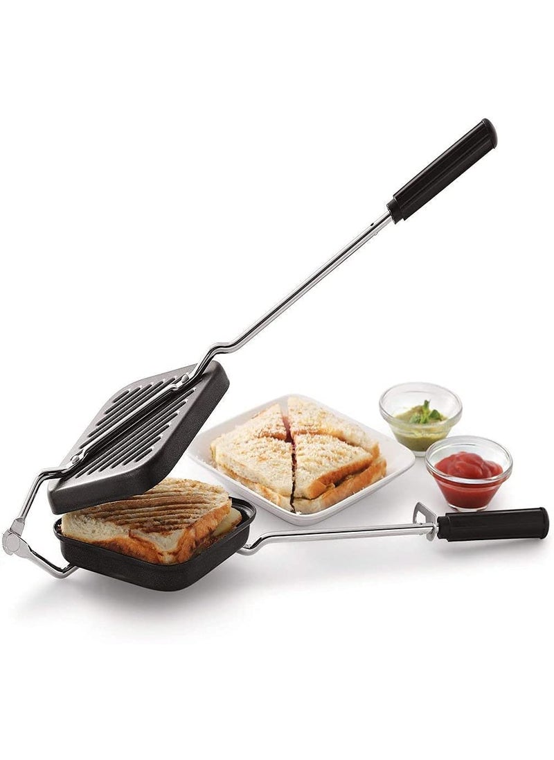 RBGIIT Non Stick Sandwich Maker Grill Toaster For Kids Sandwich Double Sided Pan Sandwich Maker Dishwasher Safe