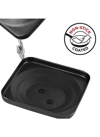 D ZOVAGS Nonstick Gas Toaster Sandwich Maker Regular Grill Sandwich Maker BlackPACK OF 1