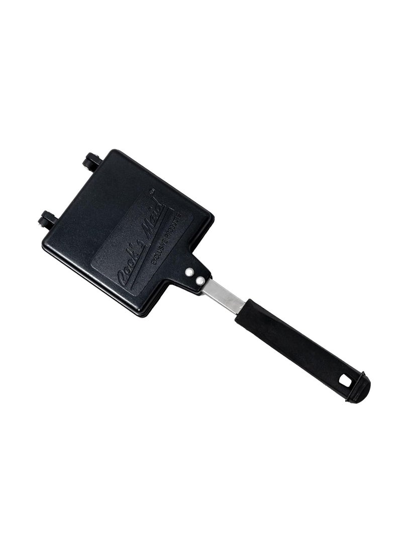 COOKS MAID NonStick 2 Cut Jumbo Sandwich Gas Toaster 1 Piece Black