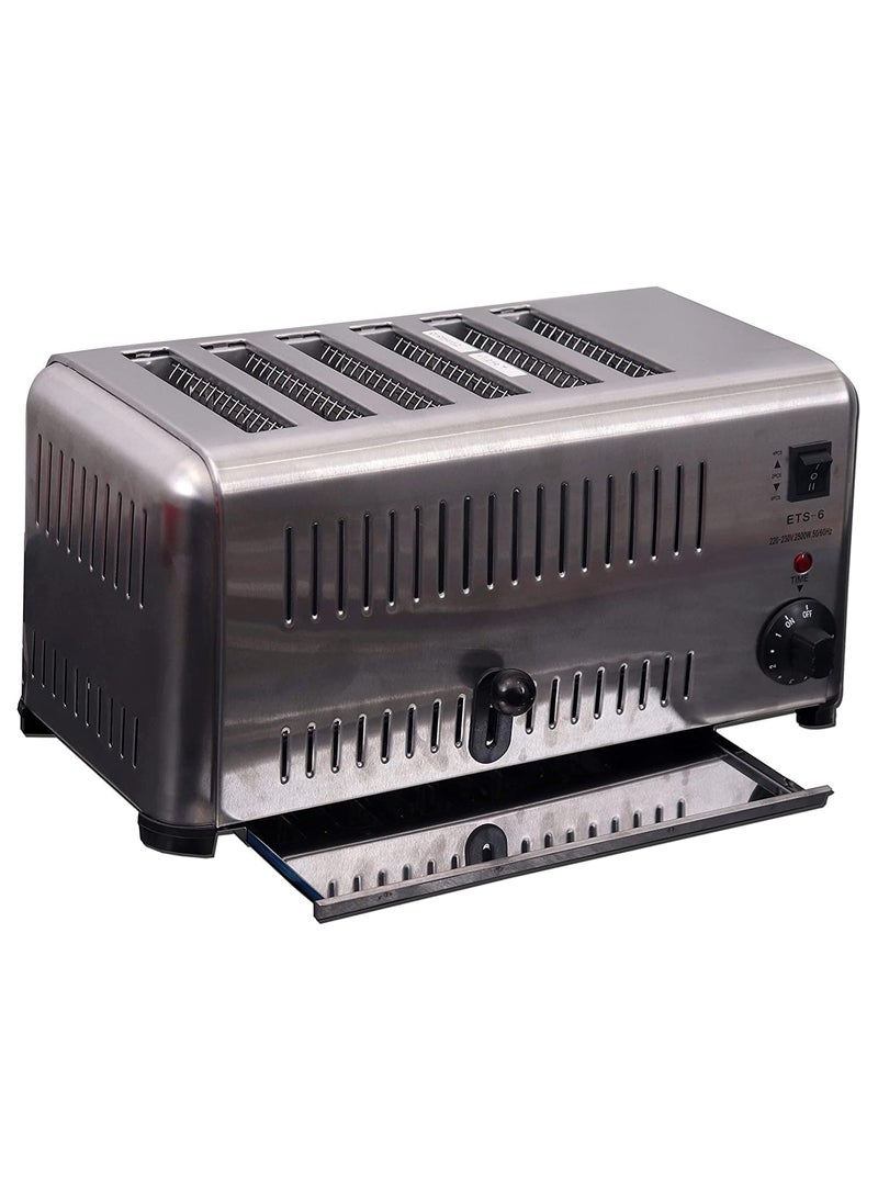 Electric PopUp Toaster 6 Slots Commercial