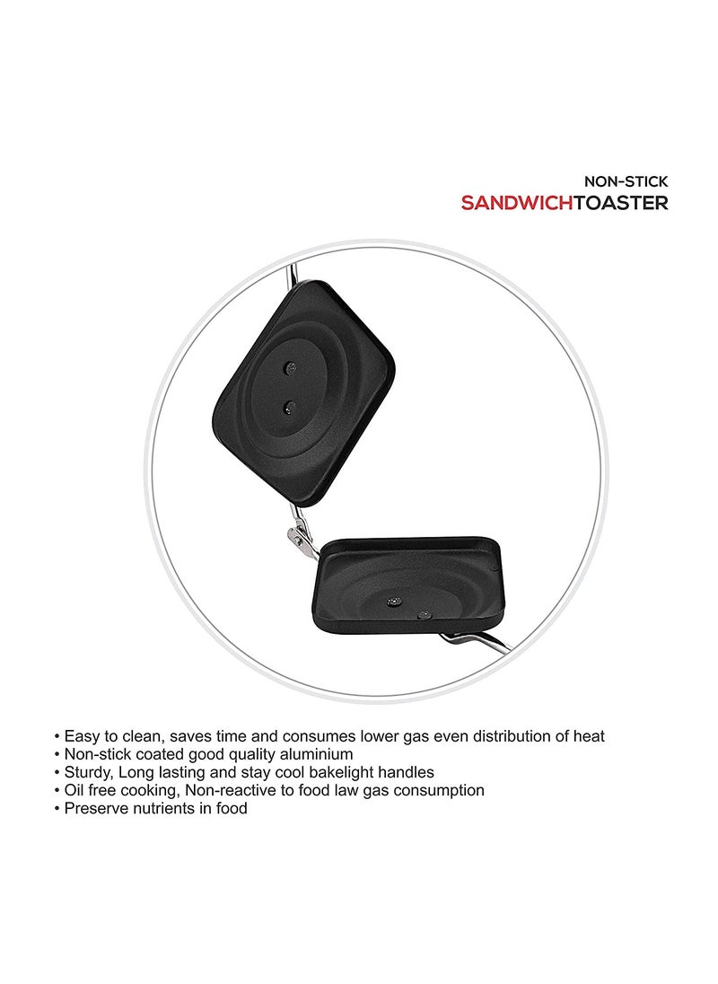 RBGIIT NonStick Aluminium Sandwich ToasterSandwich MakerGas ToasterGas bread toasterInstant Toaster Maker Toast
