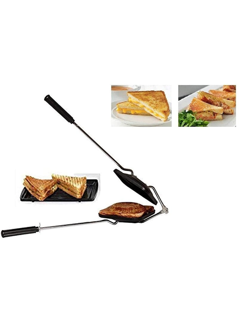RBGIIT NonStick Aluminium Sandwich ToasterSandwich MakerGas ToasterGas bread toasterInstant Toaster Maker Toast